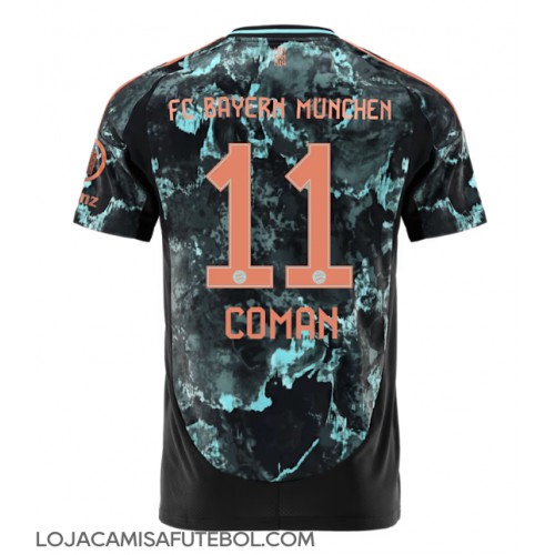 Camisa de Futebol Bayern Munich Kingsley Coman #11 Equipamento Secundário 2024-25 Manga Curta